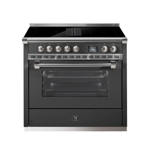 Steel Cucine inductie fornuis Ascot Mistral 90 met kookveldafzuiging | AQ9SF-4FIKW | Model 2026