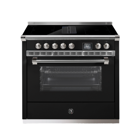 Steel Cucine inductie fornuis Ascot Mistral 90 met kookveldafzuiging | AQ9SF-4FIKW | Model 2026