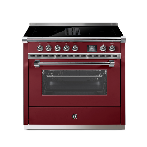Steel Cucine inductie fornuis Ascot Mistral 90 met kookveldafzuiging | AQ9SF-4FIKW | Model 2026