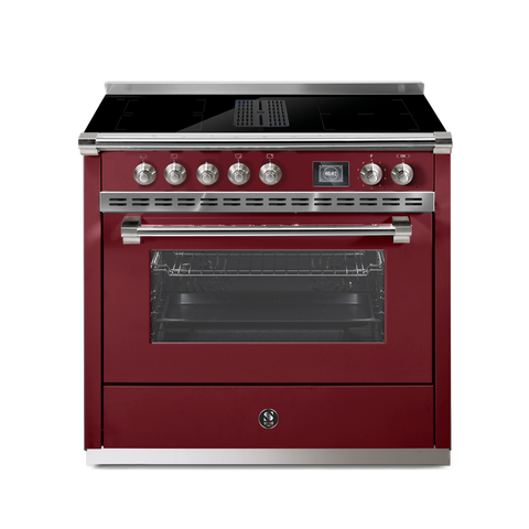Steel Cucine inductie fornuis Ascot Mistral 90 met kookveldafzuiging | AQ9SF-4FIKW | Model 2026