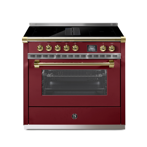 Steel Cucine inductie fornuis Ascot Mistral 90 met kookveldafzuiging | AQ9SF-4FIKW | Model 2026