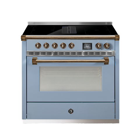 Steel Cucine inductie fornuis Ascot Mistral 90 met kookveldafzuiging | AQ9SF-4FIKW | Model 2026