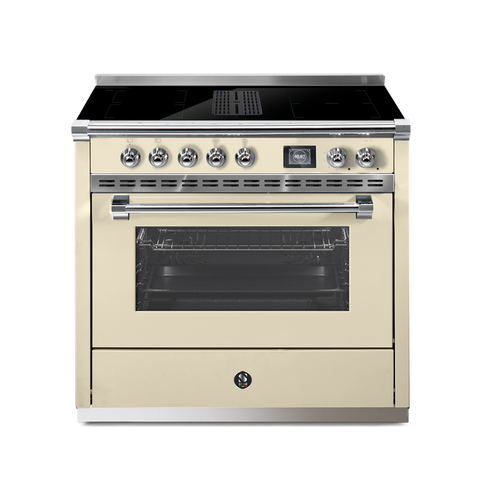 Steel Cucine inductie fornuis Ascot Mistral 90 met kookveldafzuiging | AQ9SF-4FIKW | Model 2026