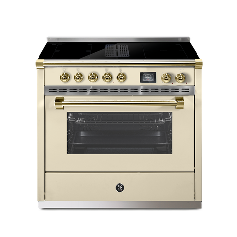 Steel Cucine inductie fornuis Ascot Mistral 90 met kookveldafzuiging | AQ9SF-4FIKW | Model 2026