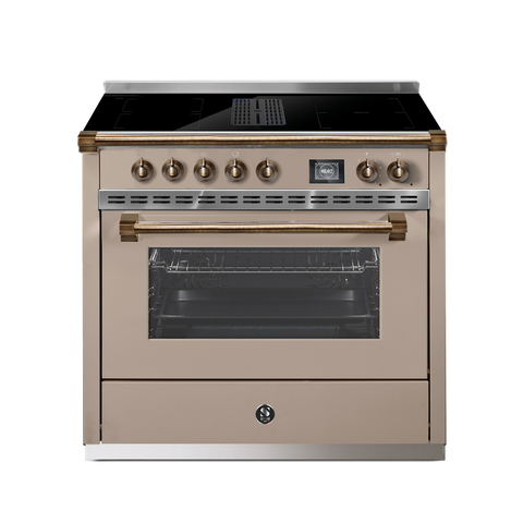 Steel Cucine inductie fornuis Ascot Mistral 90 met kookveldafzuiging | AQ9SF-4FIKW | Model 2026
