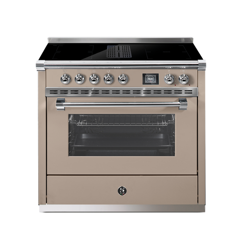 Steel Cucine inductie fornuis Ascot Mistral 90 met kookveldafzuiging | AQ9SF-4FIKW | Model 2026