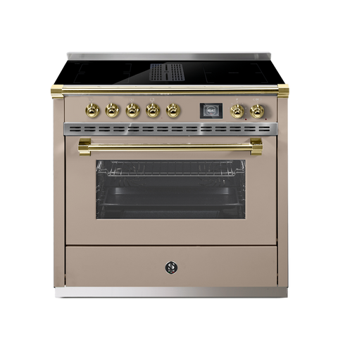 Steel Cucine inductie fornuis Ascot Mistral 90 met kookveldafzuiging | AQ9SF-4FIKW | Model 2026
