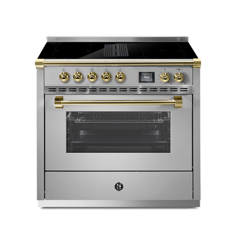 Steel Cucine inductie fornuis Ascot Mistral 90 met kookveldafzuiging | AQ9SF-4FIKW | Model 2026
