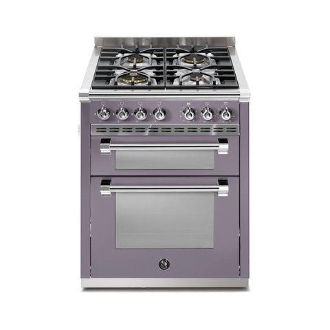 Steel Fornuis Ascot 70/2 -Gas Fornuis | AQ7SF-4 | Model 2024-Fornuizen-Steel Cucine-Mat paars / Ametista-CHROME-Jones-Jansen