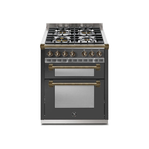 Steel Fornuis Ascot 70/2 -Gas Fornuis | AQ7SF-4 | Model 2024-Fornuizen-Steel Cucine-Mat Antraciet-BRONS-Jones-Jansen
