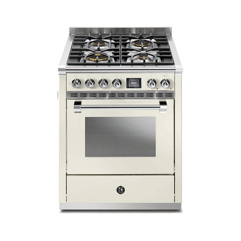 Steel Fornuis Ascot 70 - Gas Fornuis Ascot | AQ7S-4 | Model 2024-Fornuizen-Steel Cucine-Mat wit / Nuvola-CHROME-Jones-Jansen