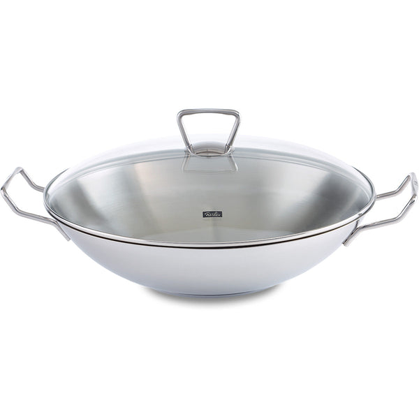 Kunming wok met glazen deksel 36 cm