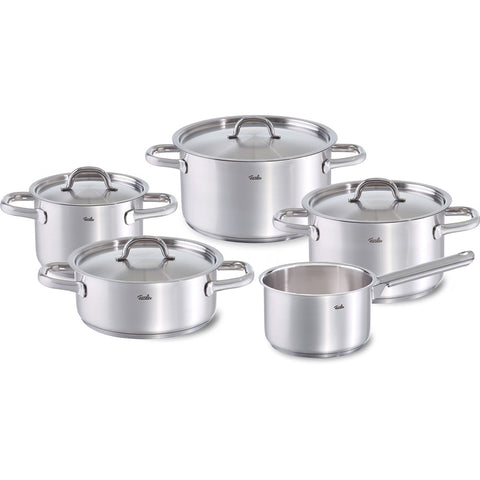 Family Line 5-delige pannenset met metalen deksels