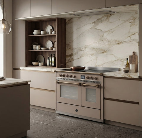 Steel Cucine inductie fornuis Ascot Mistral 90 met kookveldafzuiging | AQ9SF-4FIKW | Model 2026