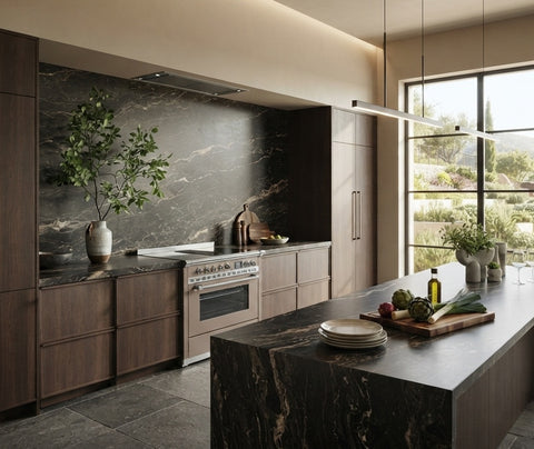 Steel Cucine inductie fornuis Ascot Mistral 90 met kookveldafzuiging | AQ9SF-4FIKW | Model 2026