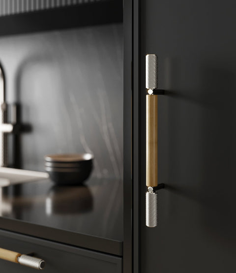 ARTISAN Furniture Pull Up Bar / AP260 Silver & Oak Wood