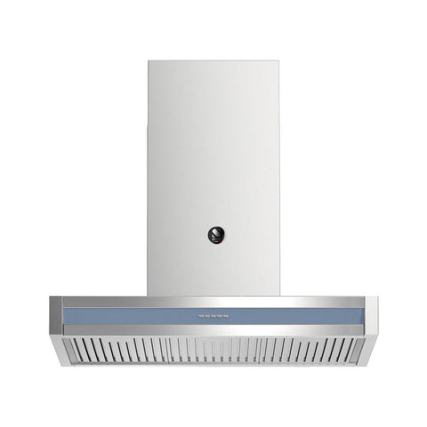 Steel Genesi GQK100 100 cm afzuigkap in Celeste