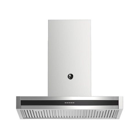 Steel Genesi GQK100 100 cm afzuigkap in Nero zwart