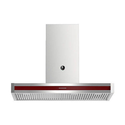 Steel Genesi GQK120 120 cm afzuigkap Bordeaux