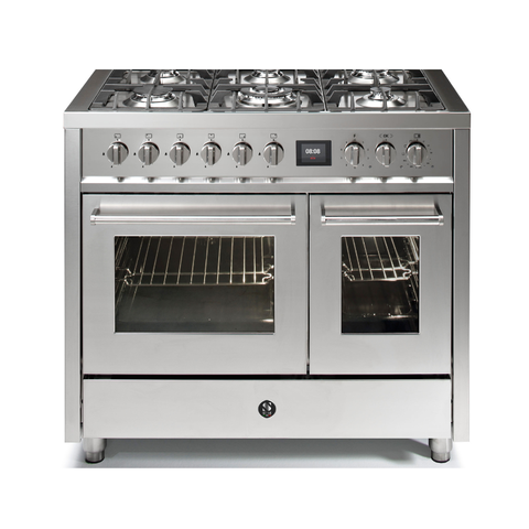 Steel Fornuis Enfasi 100 cm - Gas Fornuis | EQ10FF-6w AN | Model 2026