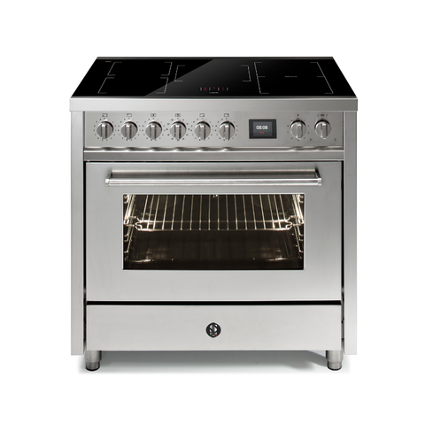Steel Fornuis Enfasi 90 cm - Inductie Fornuis | EQ9F-5FIW- NF| Model 2026
