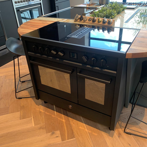 Steel Mistral 100 fornuis 100cm met kookveld afzuiging