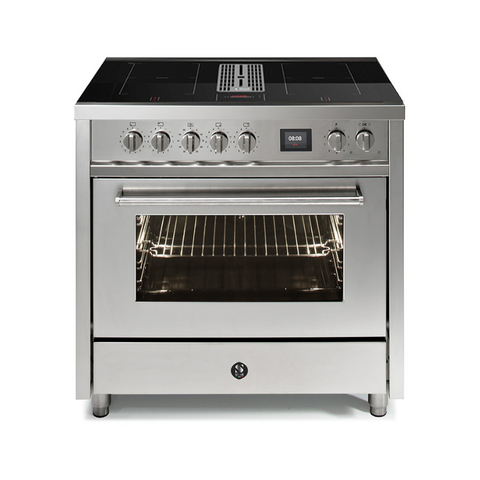 Steel Stove Enfasi Mistral 90 | With cooktop extractor | EQ9F-4FIK