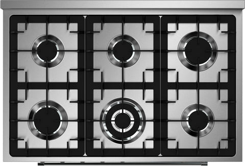 Steel gas fornuis Enfasi Pulse 90 cm – Inox of Nero Fumo | EP9F-6