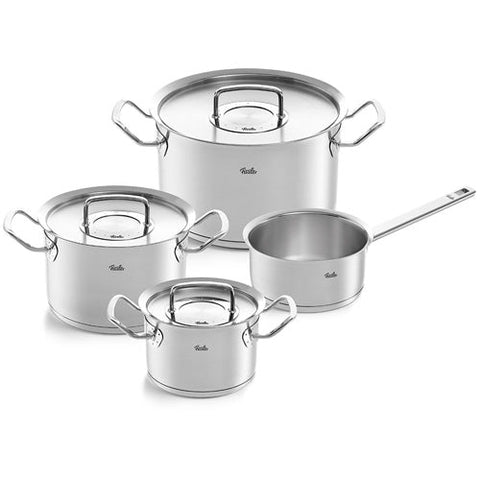 Original-Profi Collection® 4-delige pannenset met metalen deksels