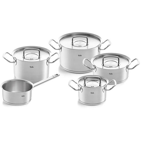 Original-Profi Collection® 5-delige pannenset met metalen deksels