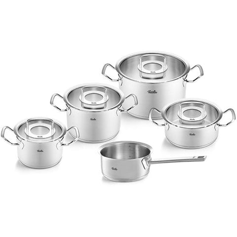 Original-Profi Collection® 5-delige pannenset met glazen deksels