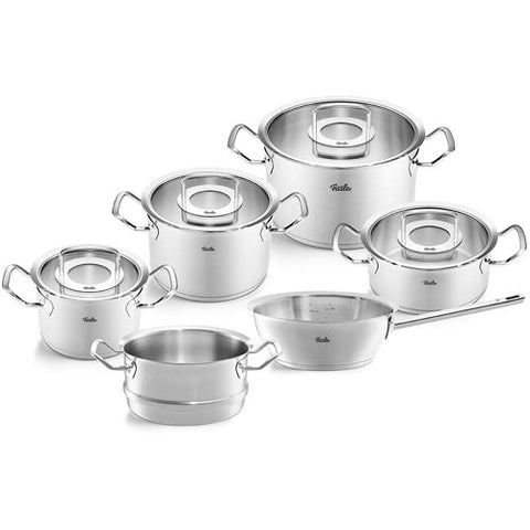 Original-Profi Collection® 6-delige pannenset met glazen deksels