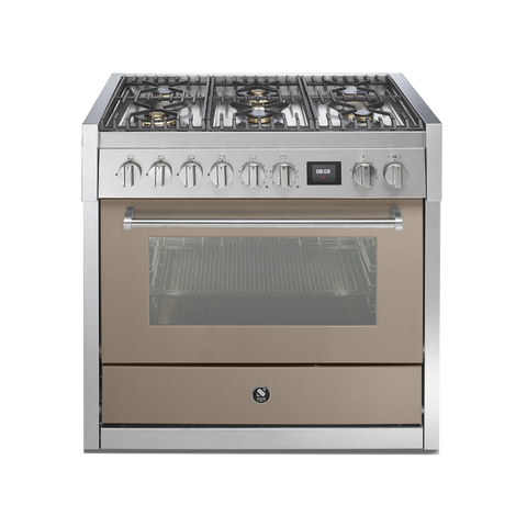 Steel fornuis Genesi 90 - Gas fornuis | GQ9S | Model 2024-Fornuizen-Steel Cucine-Jones-Jansen