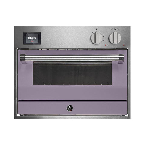 Steel Genesi GQFE6-P inbouwoven 60x45 cm met 34 liter pizza- en grilloven Mat Paars (Amethist)