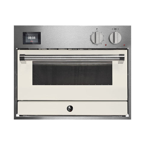 Steel Genesi GQFE6-P inbouwoven 60x45 cm met 34 liter pizza- en grilloven Mat Wit (Nuvola)