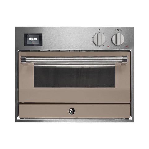 Steel Genesi GQFE6-P inbouwoven 60x45 cm met 34 liter pizza- en grilloven Mat Beige (Sabbia)