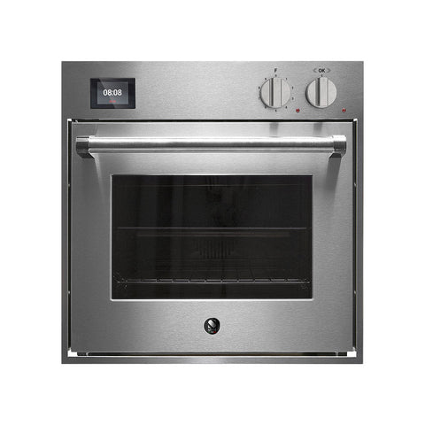 Steel Genesi GQFE6-S inbouwoven 60x60 cm met combi-stoom Inox