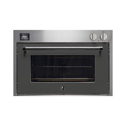 Steel Genesi GQFE9-S inbouwoven 90x60 cm met 91 liter combi-stoomoven Antraciet