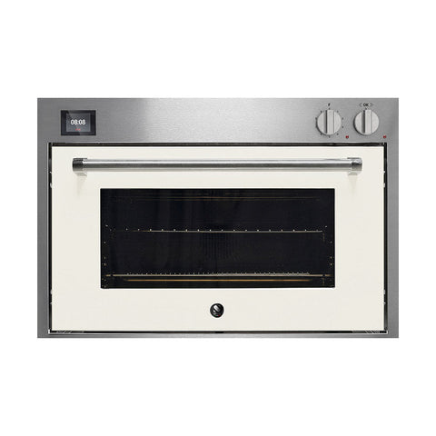Steel Genesi GQFE9-S inbouwoven 90x60 cm met 91 liter combi-stoomoven Mat Wit (Nuvola)