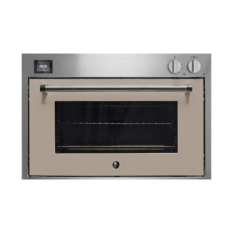 Steel Genesi GQFE9-S inbouwoven 90x60 cm met 91 liter combi-stoomoven Mat Beige (Sabbia)