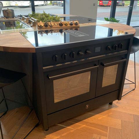 Steel Stove Enfasi Mistral 90 | With cooktop extractor | EQ9F-4FIK
