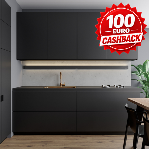 Jansen & de Bont / Novy - Wall - Mineral Black - Alle Afmetingen - P4 - Nieuwste Versie 2026 met Gesture Control