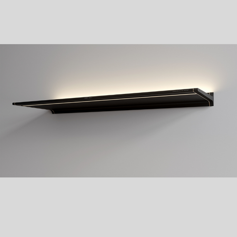 Jansen & de Bont / Novy - Shelf - Mineral Black - 125 cm - Nieuwste Versie 2026 - SKU: 720202