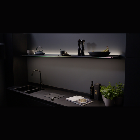 Jansen & de Bont / Novy - Shelf - Mineral Black - 125 cm - Nieuwste Versie 2026 - SKU: 720202