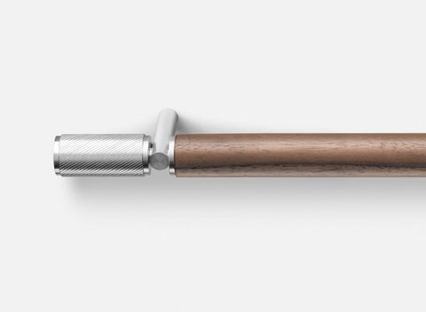 ARTISAN Furniture Pull Up Bar / AP260 Silver & Walnut Wood
