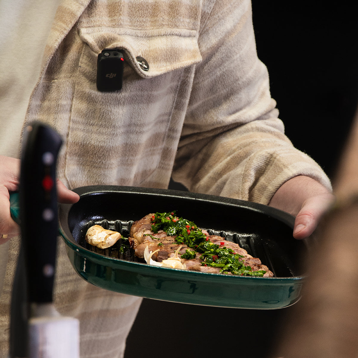 Original-Profi Collection® gietijzeren grillpan 26 x 26 cm