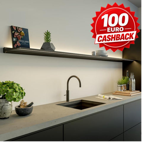 Novy Light - Shelf Pro - Mineral Black - 125 cm - P4 - Nieuwste versie 2026
