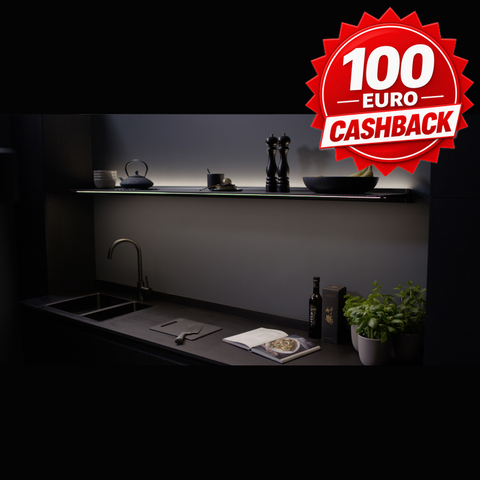 Novy Light - Shelf Pro - Mineral Black - 125 cm - P4 - Nieuwste versie 2026