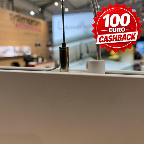 Novy Pendant - Mineral White - Alle Afmetingen - P3 - Nieuwste Versie 2026 met Gesture Control