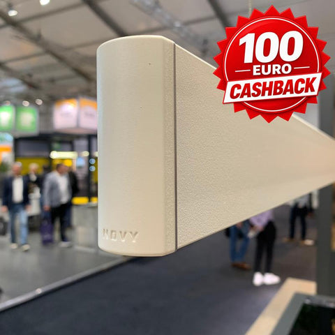 Novy Pendant - Mineral White - Alle Afmetingen - P3 - Nieuwste Versie 2026 met Gesture Control